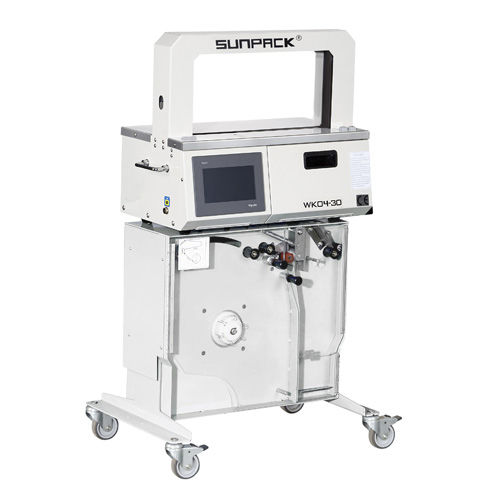 Automatische Banderoliermaschine - WK04-30B - DONGGUAN XUTIAN MACHINE CO.LTD. - mit OPP-Film / mit Touchscreen / für die Druckindustrie