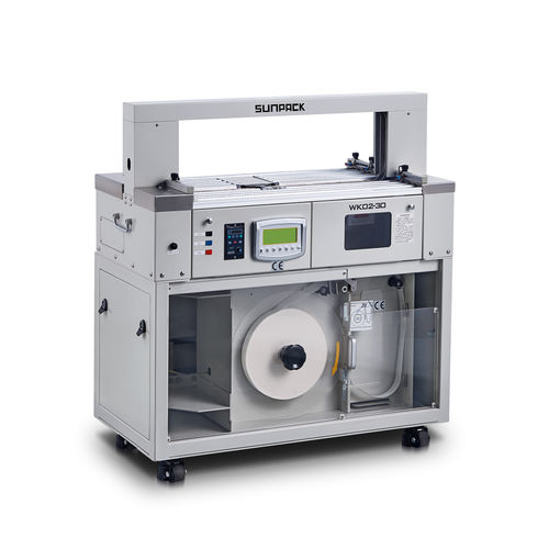 Automatische Banderoliermaschine - WK02-30AR - DONGGUAN XUTIAN MACHINE CO.LTD. - mit OPP-Film / Inline / Papierband