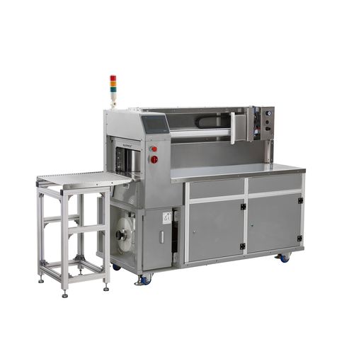 Automatische Banderoliermaschine - WK04-30LAB - DONGGUAN XUTIAN MACHINE CO.LTD. - mit OPP-Film / Inline / mit Bandförderer