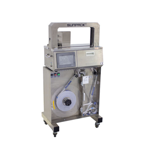 Automatische Banderoliermaschine - WK04-30BSS - DONGGUAN XUTIAN MACHINE CO.LTD. - mit OPP-Film / mit Touchscreen / Papierband
