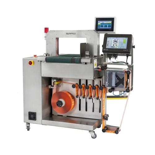 Automatische Banderoliermaschine - WK06-50CA-MRQ - DONGGUAN XUTIAN MACHINE CO.LTD. - mit OPP-Film / mit Bandförderer / mit Drucker