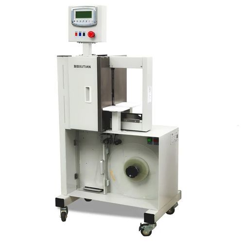 Automatische Banderoliermaschine - WK02-30VBH - DONGGUAN XUTIAN MACHINE CO.LTD. - mit OPP-Film / vertikal / Papierband