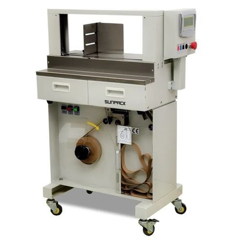 Automatische Banderoliermaschine - WK02-30LTB - DONGGUAN XUTIAN MACHINE CO.LTD. - mit Touchscreen / horizontal / mit OPP-Film