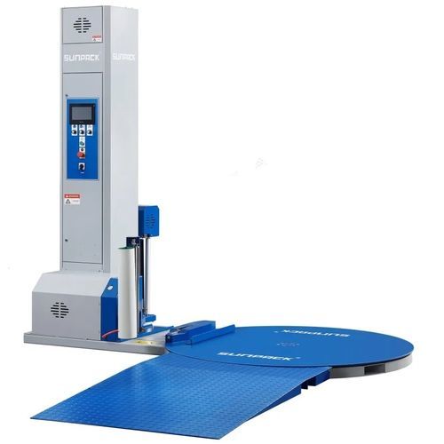 Stretchwickler mit Drehteller - XT-4505A-2 - DONGGUAN XUTIAN MACHINE CO.LTD. - automatisch / Paletten / mit Stretchfolie