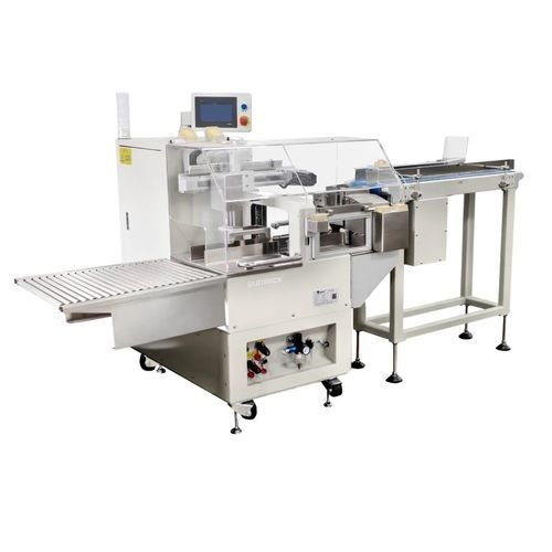 Automatische Banderoliermaschine - WX05-50MDW1 - DONGGUAN XUTIAN MACHINE CO.LTD. - mit OPP-Film / mit Touchscreen / mit Bandförderer