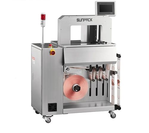 Automatische Banderoliermaschine - WK06-75C-MQ - DONGGUAN XUTIAN MACHINE CO.LTD. - mit OPP-Film / für PET-Flaschen / für die Pharmaindustrie