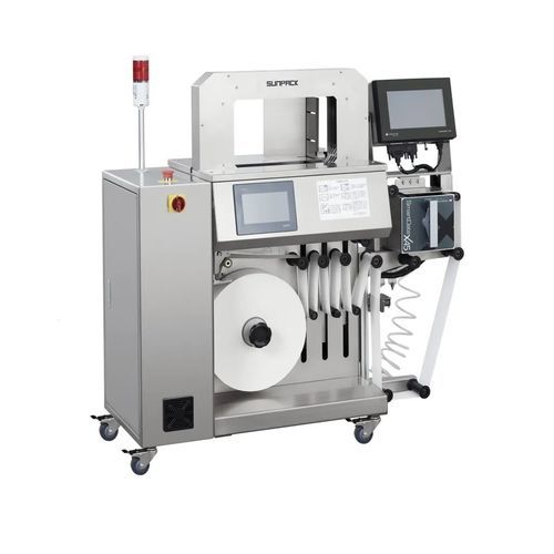 Automatische Banderoliermaschine - WK06-75C-MRQ - DONGGUAN XUTIAN MACHINE CO.LTD. - mit OPP-Film / mit Drucker / für die Pharmaindustrie