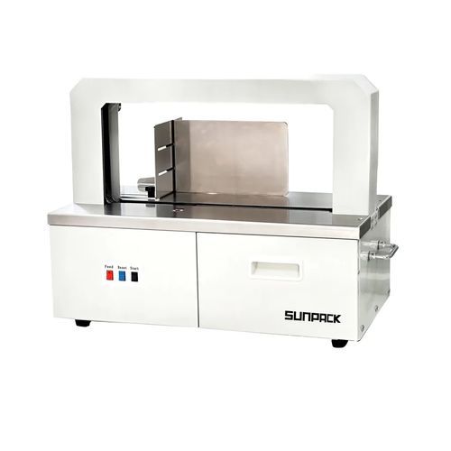 Tischmodell-Banderoliermaschine - WK02-30G - DONGGUAN XUTIAN MACHINE CO.LTD. - automatisch / mit OPP-Film / Papierband
