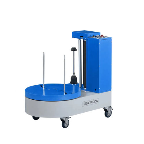 Stretchwickler mit Drehteller - XT4508A - DONGGUAN XUTIAN MACHINE CO.LTD. - automatisch / für Gepäck / mobil