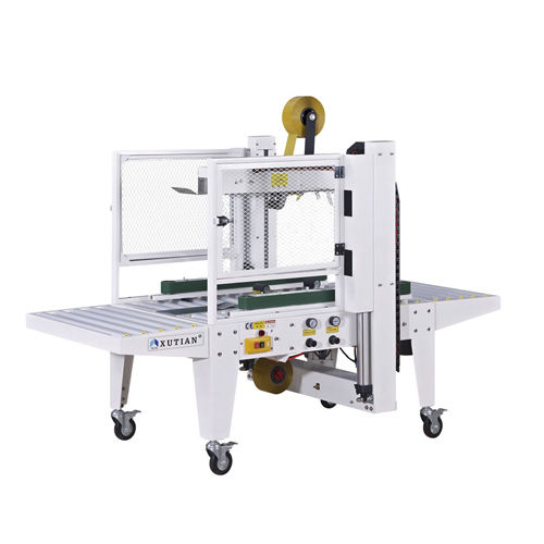 Kartonverschließer mit Klebeband - XT553ARL - DONGGUAN XUTIAN MACHINE CO.LTD. - automatisch