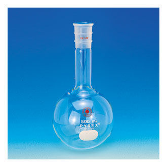 Ballon-Phiole - 500 - 1 000 ml | 6915 series - ACE GLASS Incorporated - mit flachem Boden / Borosilikatglas