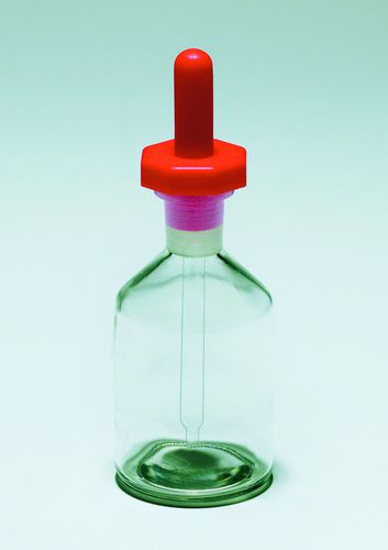 Tropfenzähler-Fläschchen - BRF056 - SciLabware Limited - Borosilikatglas / mit Stöpsel / mit Pipette