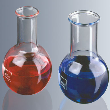 Phiole mit flachem Boden - 4110 series - Paul Marienfeld GmbH & Co. KG - Borosilikatglas