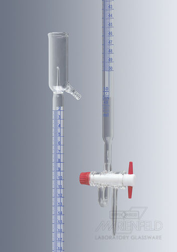 Bürette / automatische Nuilsetzung - 265 series - Paul Marienfeld GmbH & Co. KG - gerader Hahn / chemikalienbeständig