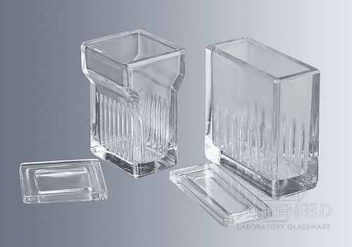 Becken zur Hellendahl-Färbung - Paul Marienfeld GmbH & Co. KG - Glas / vertikal