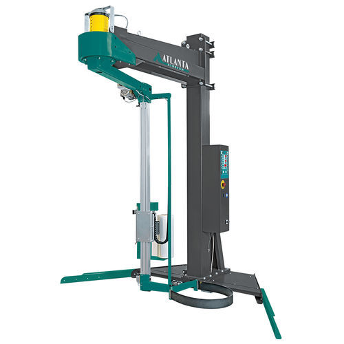 Halbautomatischer Stretchwickler - Lybra - Atlanta Packaging UK LTD - mit Dreharm / mit mechanischer Bremse / schwere Pakete