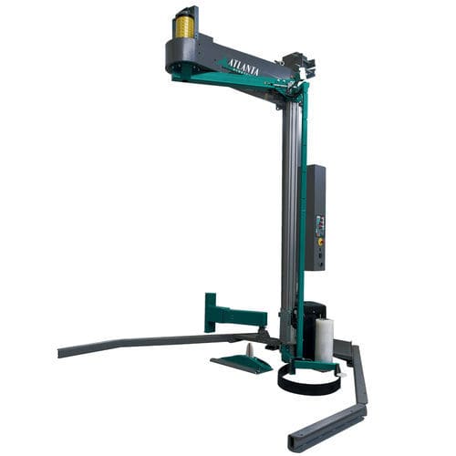 Halbautomatischer Stretchwickler - Lybra Auto - Atlanta Packaging UK LTD - mit Dreharm / mit Elektromagnetbremse / Paletten