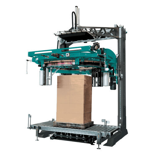 Stretchwickler mit Drehring - Omega Double - Atlanta Packaging UK LTD - vollautomatisch / für Karton / Paletten