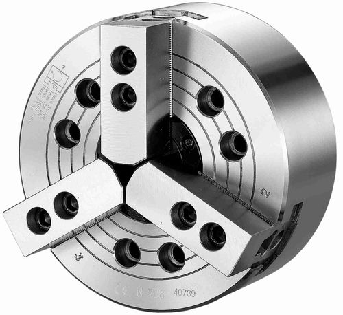 Kraftspannfutter - DIN 55026 - MACK Werkzeuge AG - 3-Backen / Durchgangsbohrung / Drehmaschinen