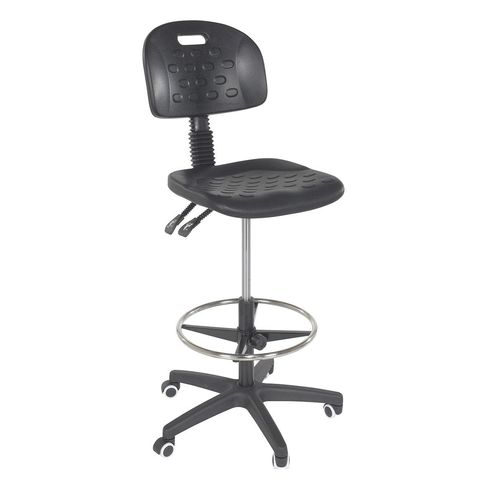 Drehstuhl für Arbeitsplatz - ESE series - Vestil Manufacturing - PE-Sitz / PE-Lehne / ergonomisch