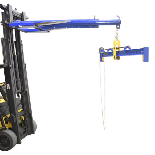 Einträger-Lasttraverse - SBM-UBA series - Vestil Manufacturing - verstellbar / auf Gabelstapler montiert
