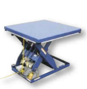 Hubtisch mit einfacher Schere - EHLT series - Vestil Manufacturing - hydraulisch / festinstalliert
