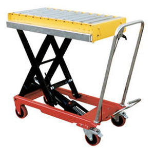 Scherenhubtisch - CONV-1832 - Vestil Manufacturing - pedalbetrieben / mobil / Rollen