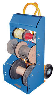 Wagen für Materialumschlag - WIRE-D series - Vestil Manufacturing - Stahl / mit Rollenhaltern