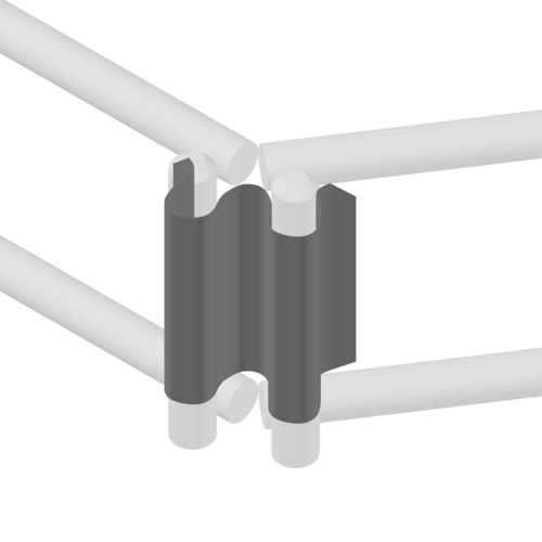 Montageset für Kabelrinne - MCLIC series - VALDINOX - Stahl