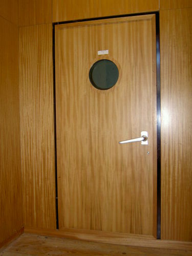 Akustiktor - PM43R - SILENCIO, LDA. - einflügelig / Holz / Industrie