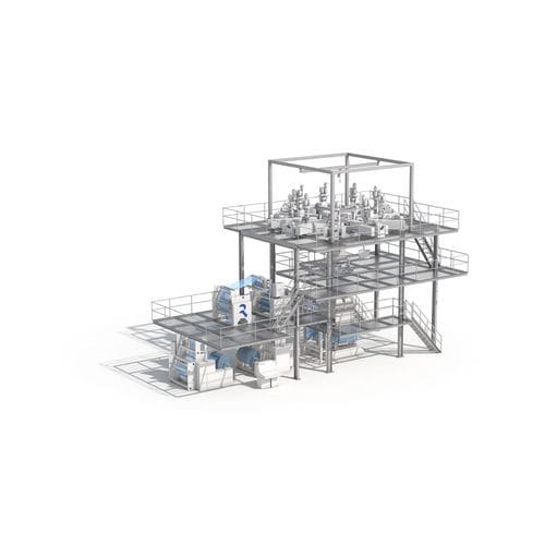 Blasfolienextrusionsanlage - EVO Aqua Cool - Reicofil - für Thermoplaste