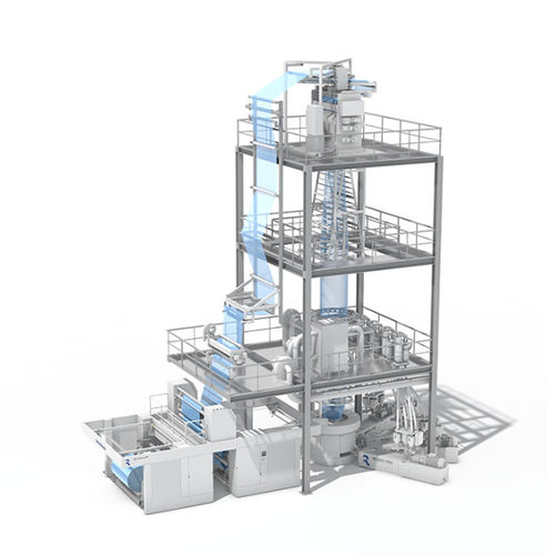 Blasfolienextrusionsanlage - EVO Micro - Reicofil - für Thermoplaste / für Forschung und Entwicklung