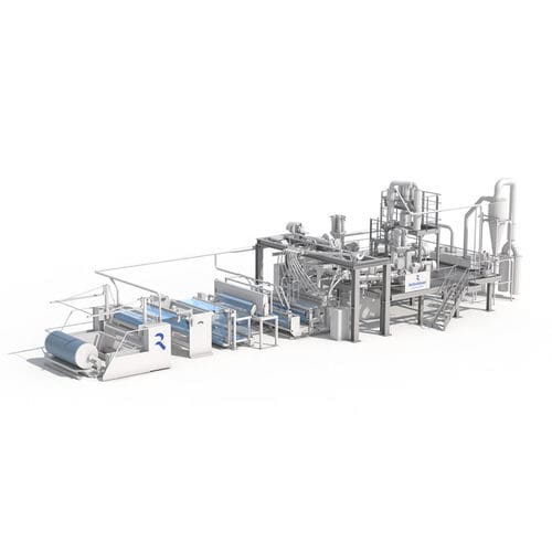 Flachfolien-Extrusionsanlage - Reicofil - für CCP / für chloriertes Polyethylen (CPE)