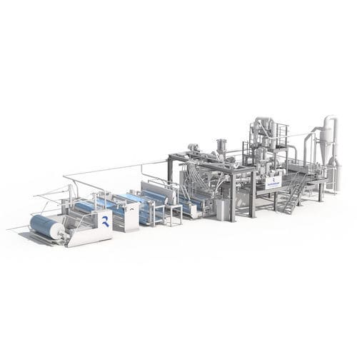 Doppelschneckenextrusionsanlage - Reicofil - Flachfolien / für CCP / für chloriertes Polyethylen (CPE)
