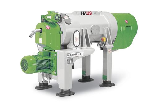 Dekanter für Olivenöl - 7.5 kW | MAX 31 - HAUS CENTRIFUGE TECHNOLOGIES - Zentrifugal / horizontal