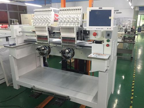Zweikopf-Stickmaschine - WY1202CH - Wonyo  - 12 Nadeln / Hochgeschwindigkeit / computergestützt