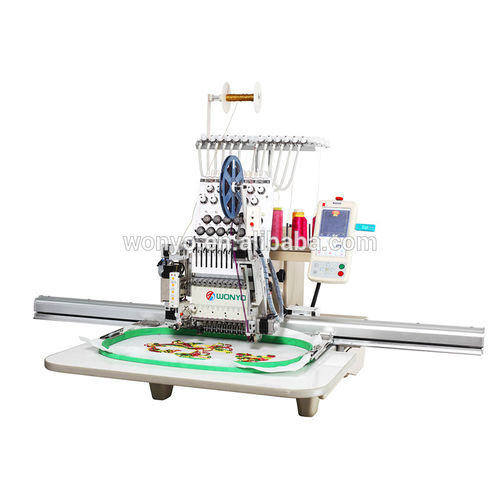 Einkopf-Stickmaschine - WY1201C - Wonyo  - 12 Nadeln / computergestützt