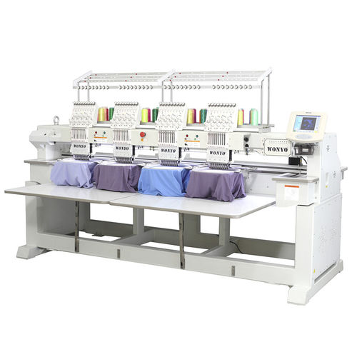 Vierkopf-Stickmaschine - WY series - Wonyo  - 15 Nadeln / computergestützt / flach