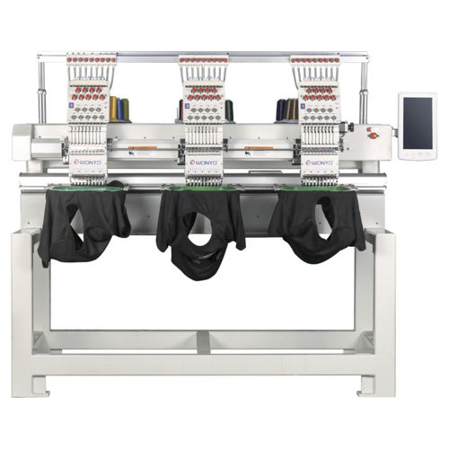 Stickmaschine / 3 Köpfe - WYQ903 - Wonyo  - 12 Nadeln / 15 Nadeln / 9 Nadeln