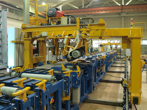 Schweiß-Montagelinie - Techvagonmash - automatisch