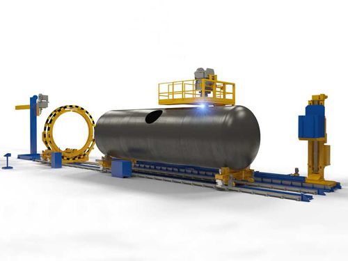 Unterpulverschweißsystem - Techvagonmash - automatisch / Längsnaht