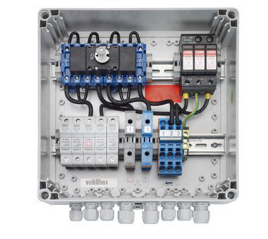 Abzweigdose für Aufbau - Powador Argus 16S DCS - Kaco - Kunststoff / Photovoltaik / mit Kabelverschraubung