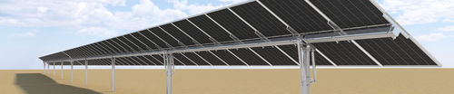 Einachsiger Solar-Tracker - Vanguard - 1P - Trina Solar - hochstabil / IP65 / RS-485
