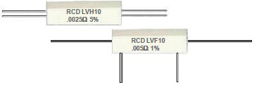 Dünnschichtwiderstand - LVF / LVH series - RCD Components - NS / Keramikgehäuse / für Strommes
