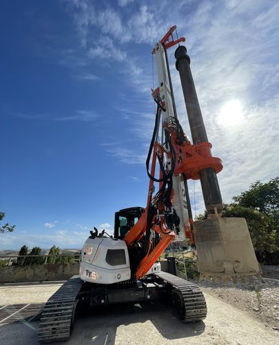 Bohrgerät / Schneckenortbeton-Verfahren SOB - TT5 - TESCAR Srl - geotechnische / zur Tiefenstabilisierung / Pfahl