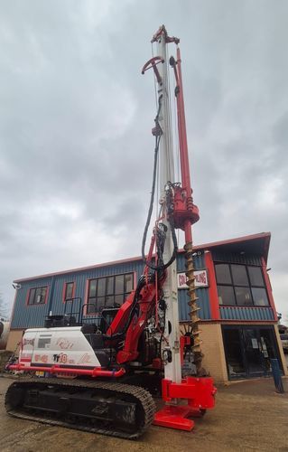 Bohrgerät / Schneckenortbeton-Verfahren SOB - TT10 CFA - TESCAR Srl - geotechnische / zur Tiefenstabilisierung / Pfahl