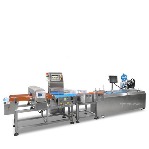 Kontrollwaage mit Metalldetektor - TY-JYP101P300-01-12 - Zhongshan TO-U Packaging Machinery Co.,Ltd - für die Lebensmittel- und Getränkeindustrie / für die Pharmaindustrie / für den Landwirtschaftsbedarf