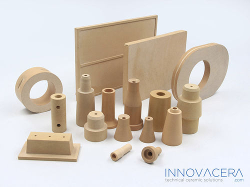 Keramikplatte - Xiamen Innovacera Advanced Materials Co., Ltd - Rohr / Ring / Zirkonium