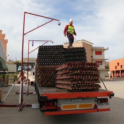 Höhensicherungsgerät für die Logistik - Encofrados Alsina