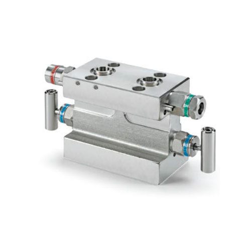 5-Wege-Verteilerblock - M40H154NFSSVAT - HAM-LET - Edelstahl / für Gas / Flansch